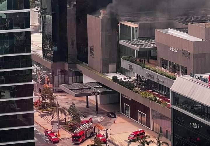 Incendio en el mall más caro de Panamá