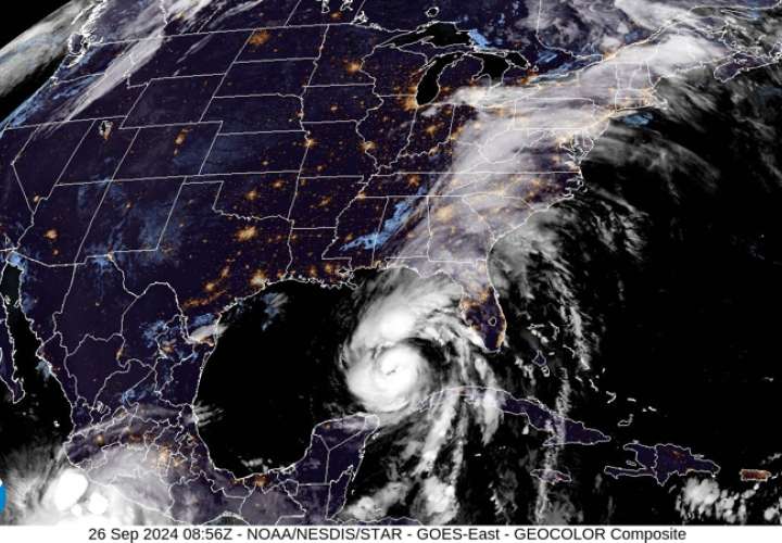 Huracán Helene se fortalece hasta la categoría 3 en su ruta a Florida