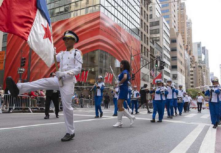 Desfile de panameños en Nueva York