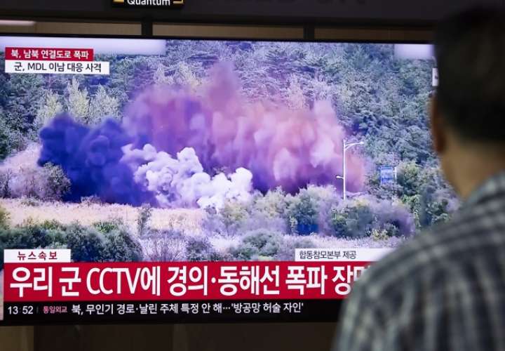 Corea del Norte destruye vías que conectan su territorio con el Sur