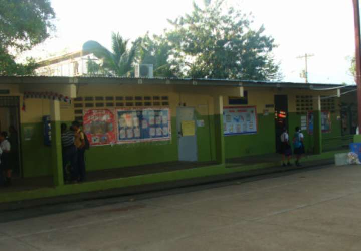 Instalación de la escuela primaria ubicada en Tocumen.