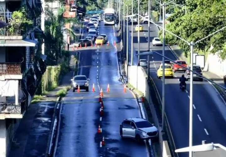 Escena de la balacera en la avenida de Los Mártires.