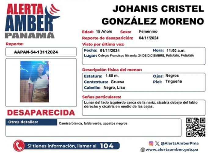 ¡Alerta Amber! Desaparece joven y se activa protocolo de búsqueda