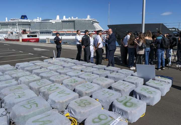 Interceptan un barco panameño con 4.500 kilos de cocaína en España