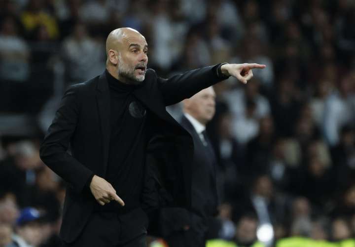 Foto de archivo del entrenador del Manchester, Pep Guardiola. EFE