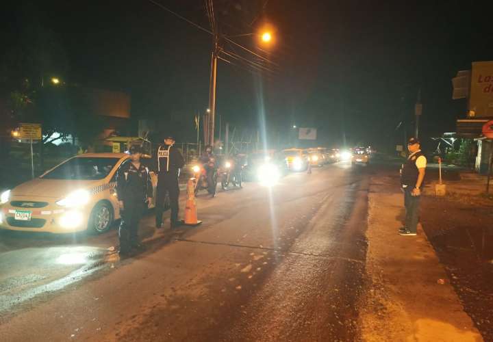 Retén policial en Altos de Los Lagos.    (Foto:Ilustrativa)