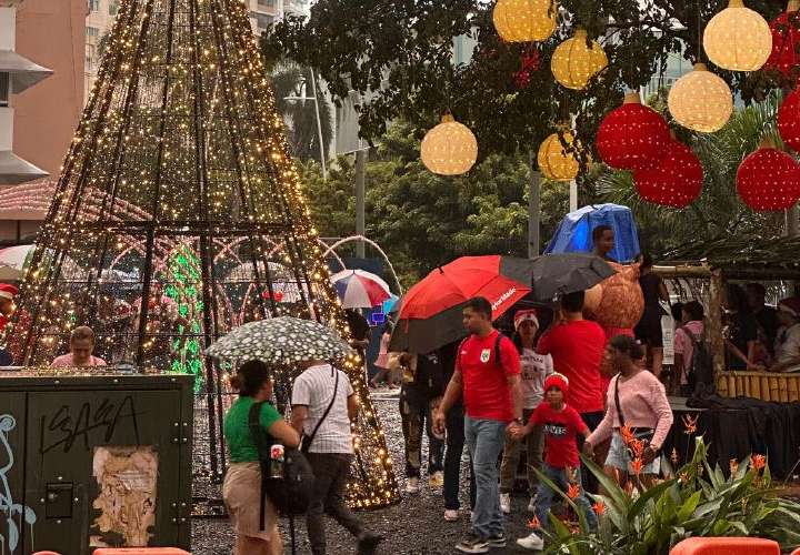 Navidad  ilumina Calle Uruguay en Calle de los Osos