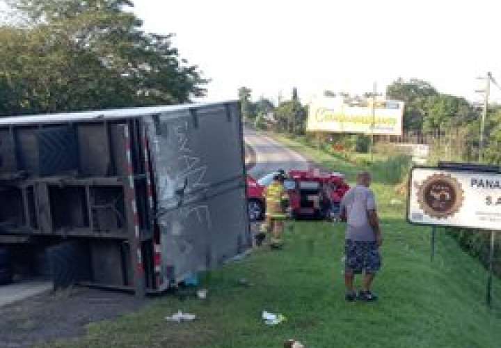 Tres autos involucrados en este hecho de tránsito.