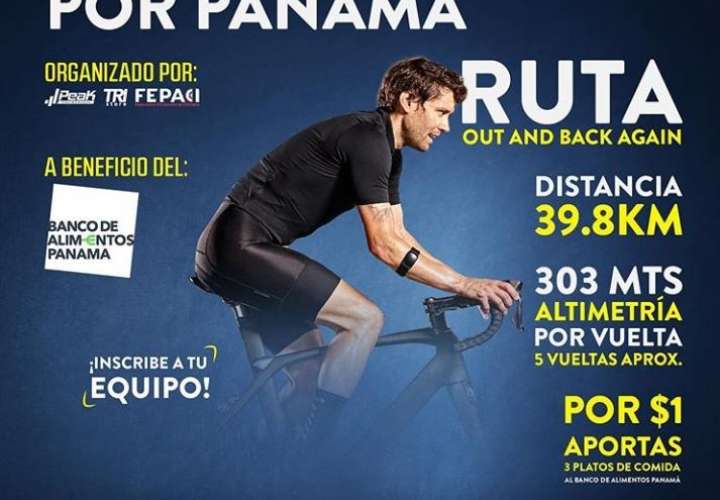 A pedalear por el Banco de Alimentos de Panamá
