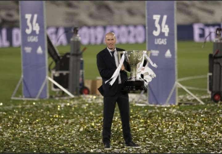 Zidane, clave para primer título del Madrid sin Cristiano