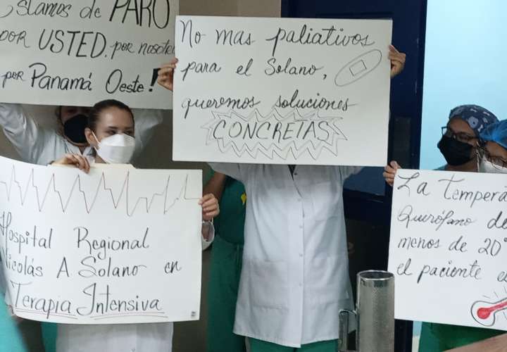 Paro médico impacta servicios de salud en Panamá Oeste