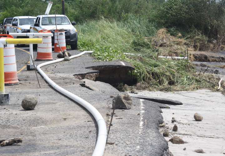Residentes de Punta Chame podría quedar aislados por daños en carretera