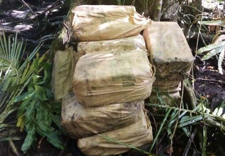 Aeronaval incauta cargamento de droga en isla Carenero, Bocas del Toro