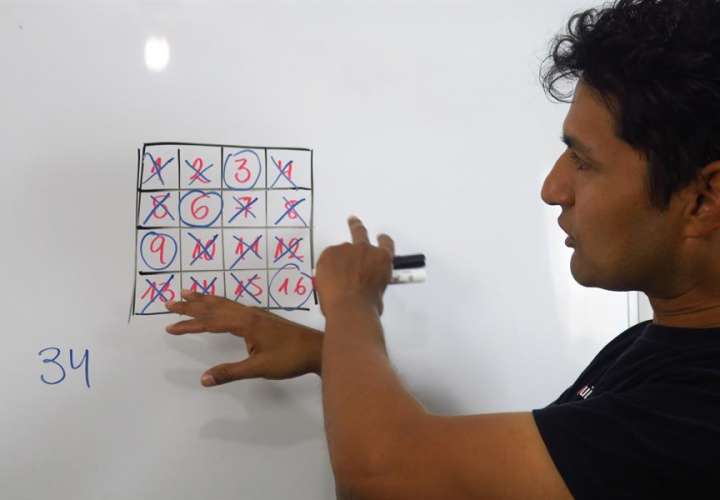 En la imagen aparece el mexicano José Andalón, creador de Math2me. EFE