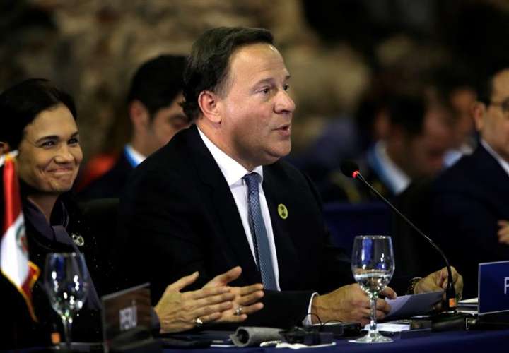 Imagen de archivo del presidente de Panamá, Juan Carlos Varela. EFEArchivo