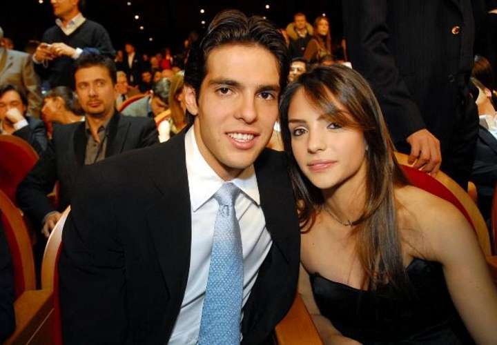 Kaká y Caroline Celico estuvieron dos años juntos y 10 años, pero se divorciaron en 2005. Foto: EFE 