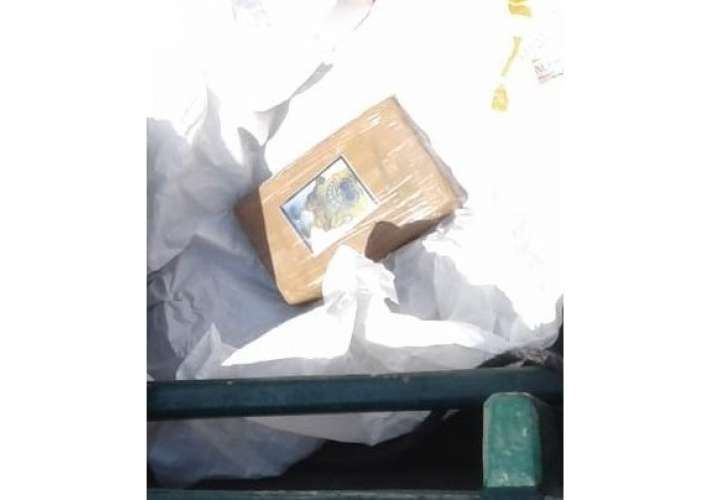 La sustancia ilícita estaba metida dentro de un cartucho blanco. Foto: @Senafront