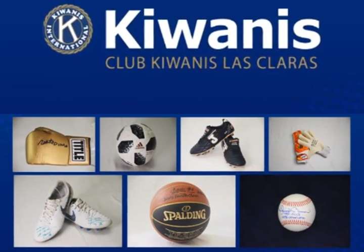 Club Kiwanis Las Claras realiza gran subasta virtual para ayudar a la niñez panameña