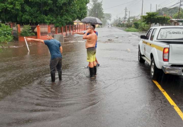 Inundaciones por fuertes lluvias en Chiriquí