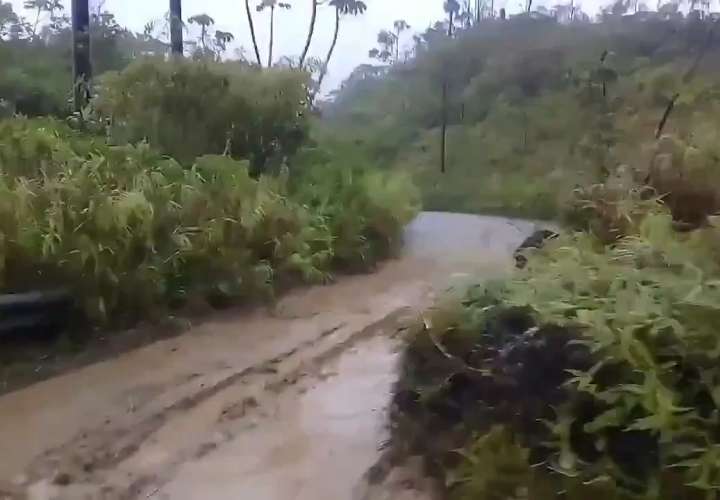 Deslizamientos de tierra, daños en puentes y vías por lluvias en Chiriquí