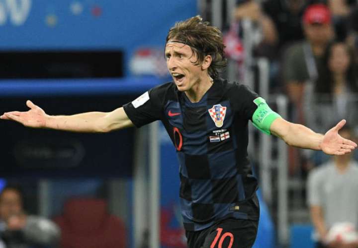 El jugador de Croacia Luka Modric. Foto: EFE