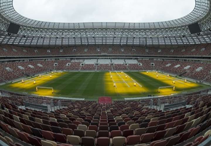 Luzhniki Stadium, donde se jugará el partido inaugural del Mundial Rusia 2018./AP