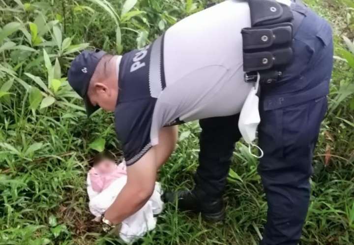 La bebé de tres días de nacida fue encontrada en un potrero en Chiriquí 