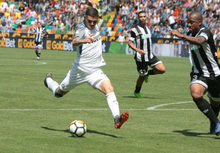 Mauro Icardi ha tenido una buena temporada con el Inter, en la Serie A de Italia.