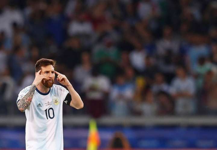 Lionel Messi, capitán de la Albiceleste. /AP