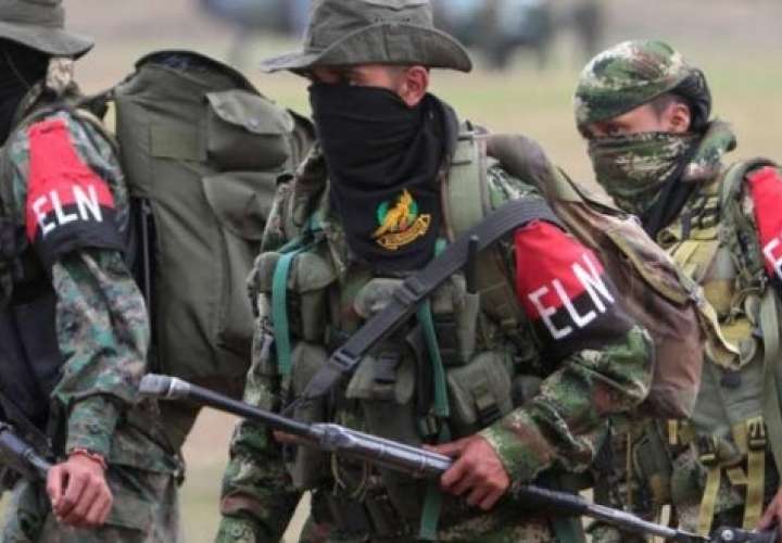 Miembros del Ejército de Liberación Nacional (ELN) de Colombia (Foto EFE)