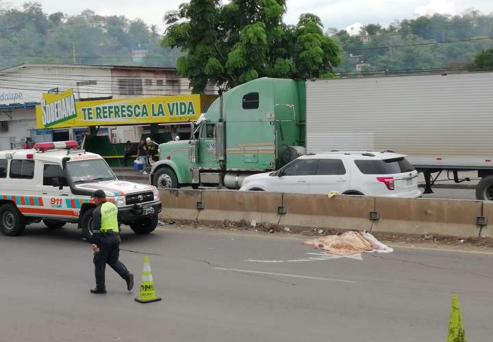 Hondureño saltó el muro de la vía y murió atropellado por camión