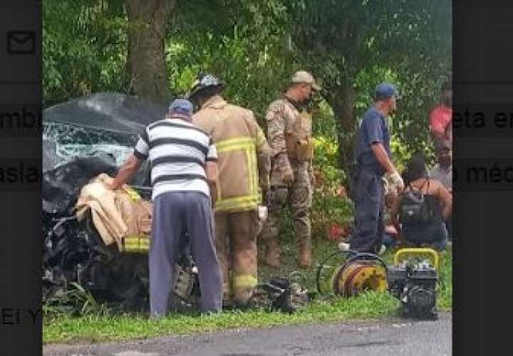 ¡Tragedia en la vía! 1 muerto y 3 menores heridos 