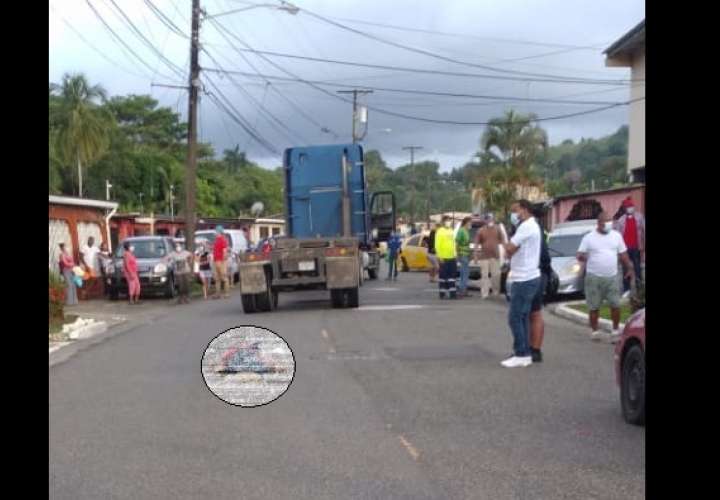 Hombre muere atropellado en Colón 