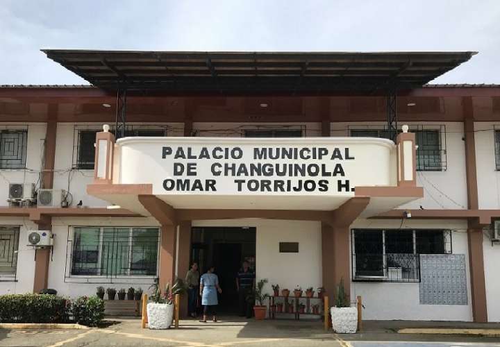 Oficinas del Municipio de Changuinola, en Bocas del Toro.