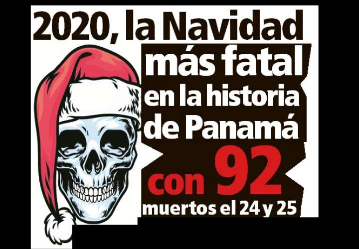 2020, Navidad más fatal en historia de Panamá con 92 muertos 24 y 25