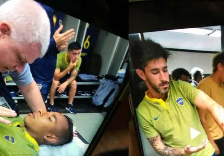 Capitán del Boca Juniors es llevado al hospital tras ataque a bus