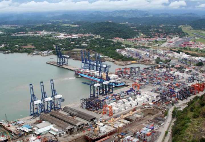 Vista general del puerto que maneja Panamá Ports Company en Colón. Foto: Archivo