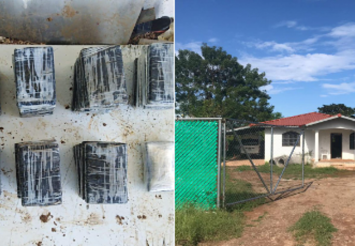 Sacan 46 paquetes de droga de una casa en Aguadulce
