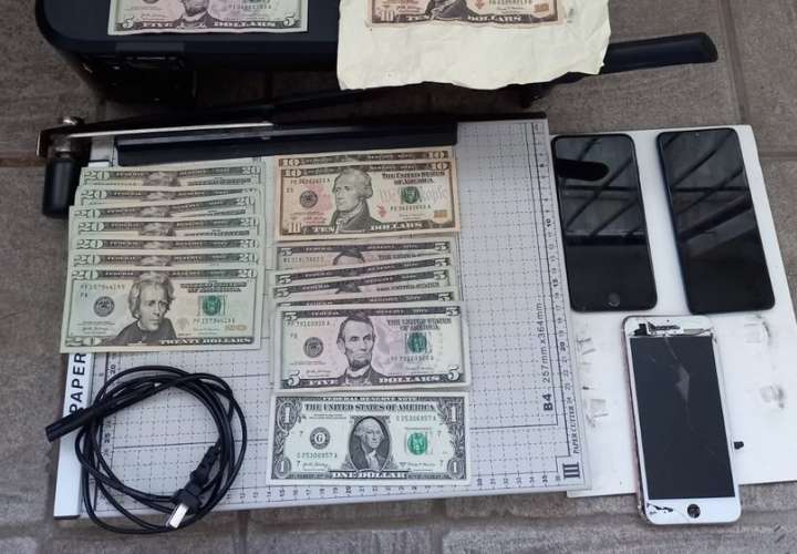 Detenido por falsificación de dinero en Parque Lefevre  [Video]