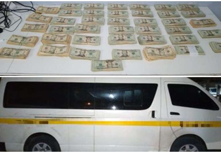 Cae policía con $73 mil en efectivo y arma cuando conducía bus de junta comunal