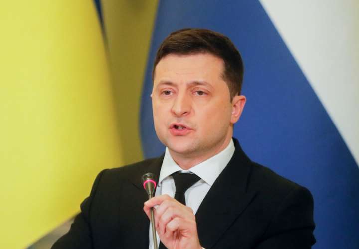 En la imagen el presidente de Ucrania, Volodymyr Zelensky. EFE