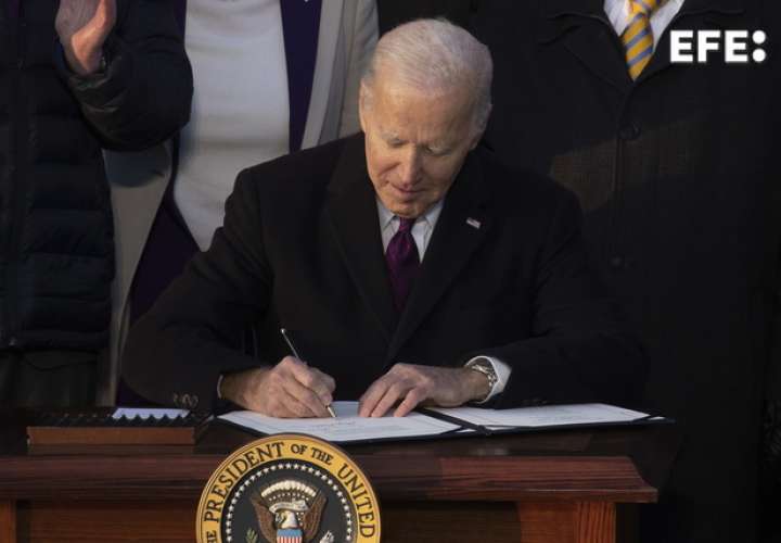 Presidente estadounidense, Joe Biden. EFE