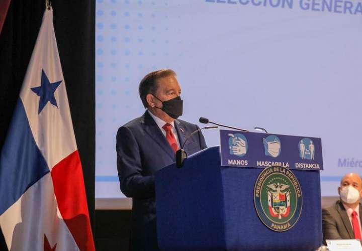 Presidente de Panamá, Laurentino Cortizo.