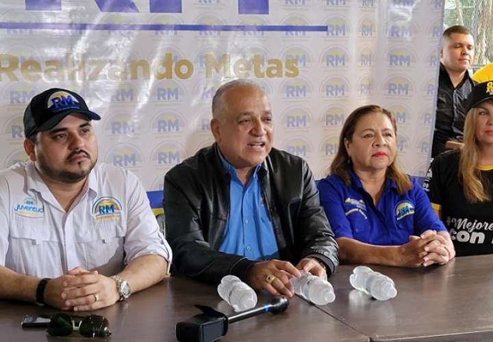 Las declaraciones de Luis Eduardo Camacho se dieron en compañía de Jamis  Acosta, coordinador de Realizando Metas en la provincia de Chiriquí
