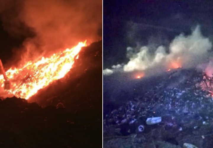 Incendio en vertedero de Cerro Patacón pudo ser provocado por pepenadores