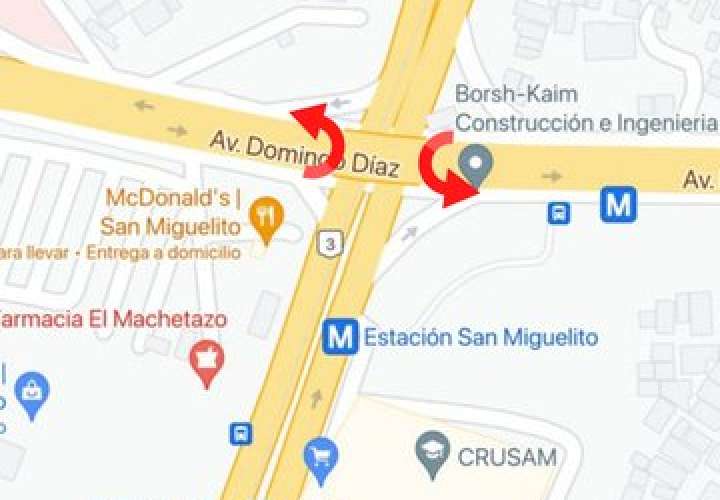 ATTT: Habilitarán retornos bajo el puente vehicular de San Miguelito 