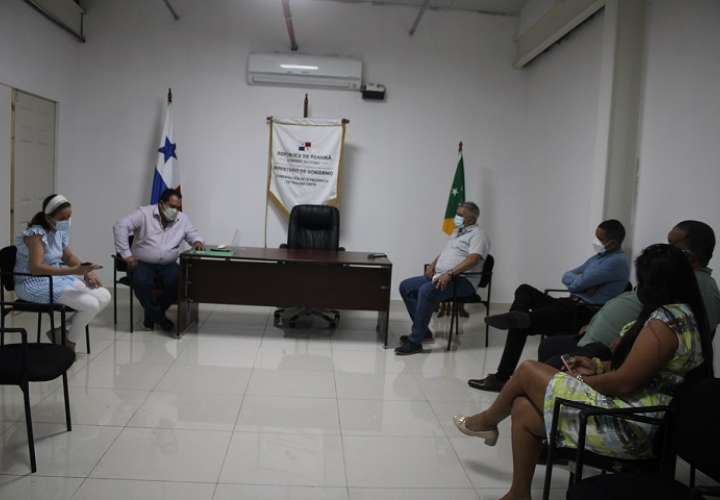 Vista general de la reunión de los alcaldes de Panamá Oeste.