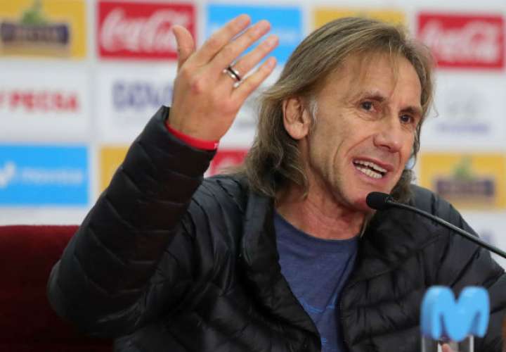  El entrenador de la selección peruana, el argentino Ricardo Gareca. Foto: EFE
