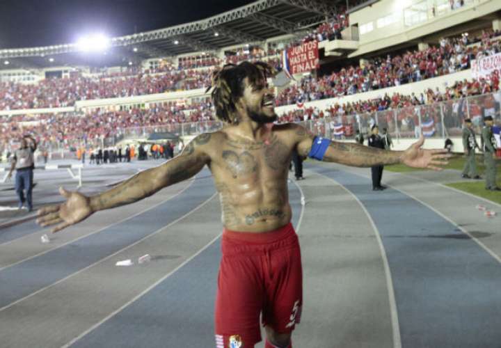 Román Torres, jugado de la selección de Panamá. Foto: Anayansi Gamez