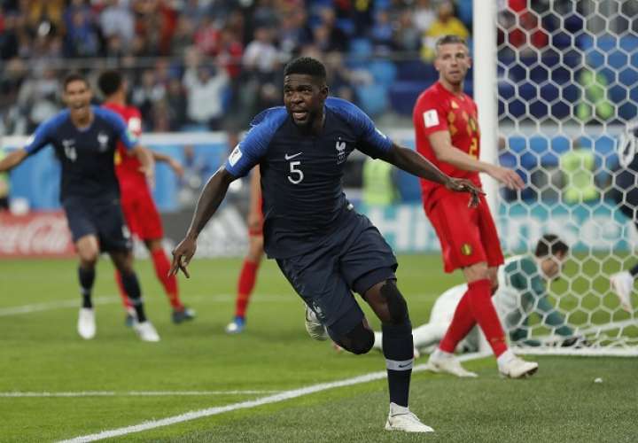 Gracias a Umtiti, Francia jugará su tercera final de una Copa del Mundo